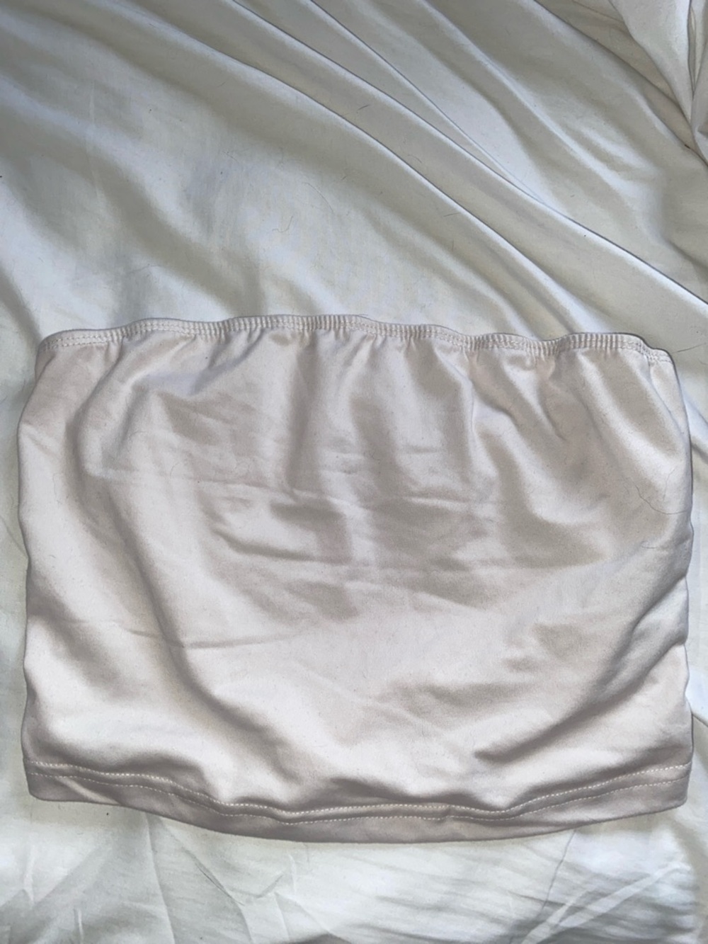 SHEIN white tube top